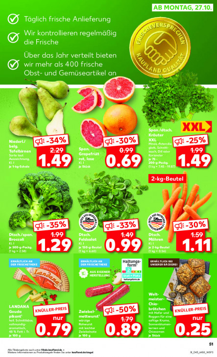 Kaufland Angebote ab 23.10.25 bis 29.10.25