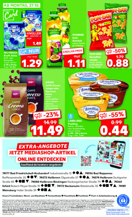 Kaufland Angebote ab 23.10.25 bis 29.10.25