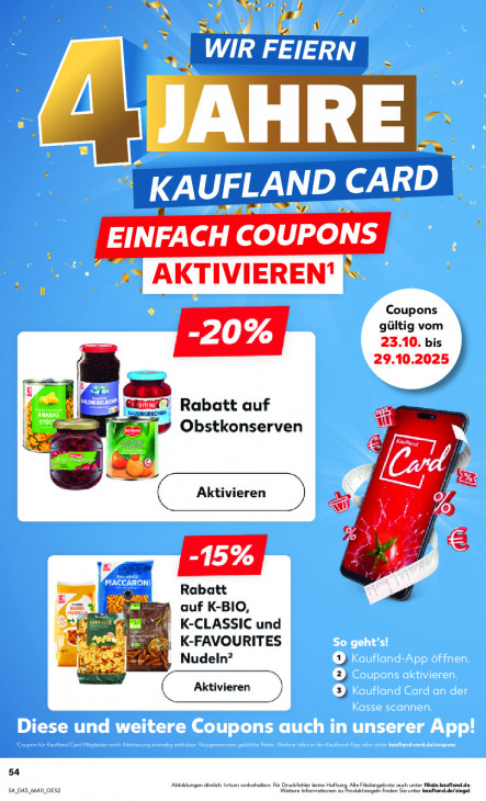 Kaufland Angebote ab 23.10.25 bis 29.10.25