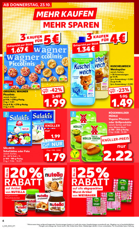 Kaufland Angebote ab 23.10.25 bis 29.10.25