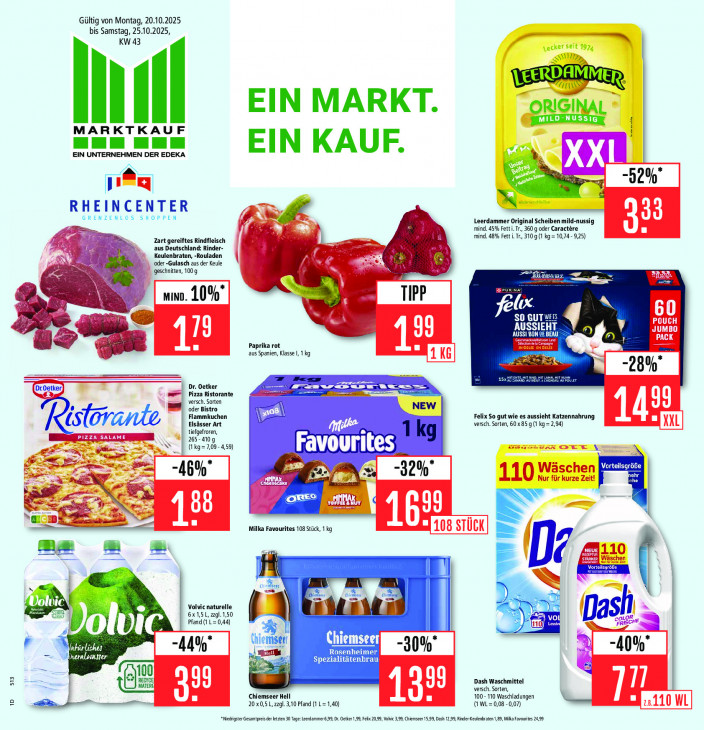Marktkauf Angebote ab 20.10.25 bis 25.10.25