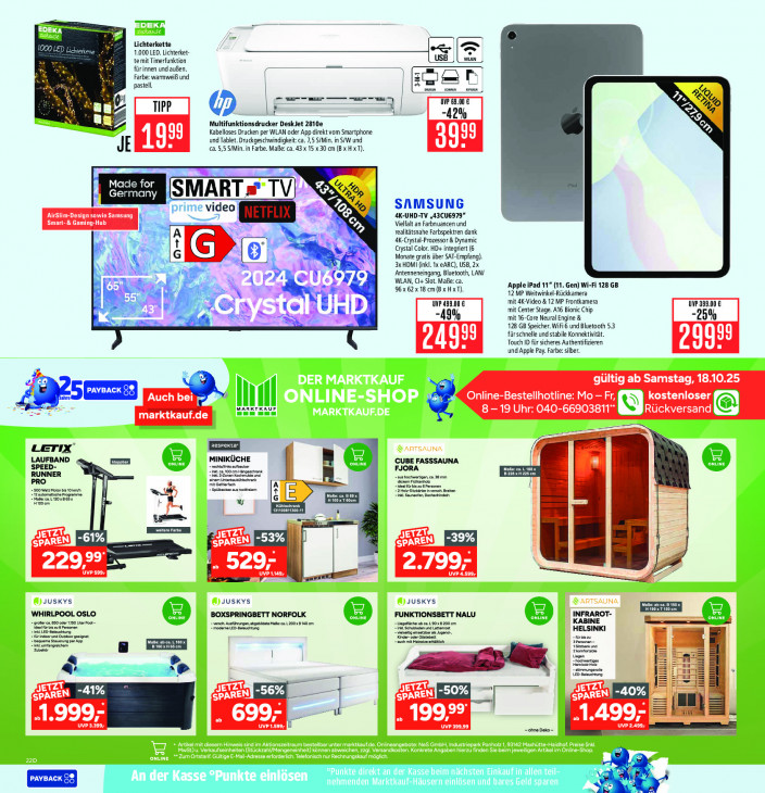 Marktkauf Angebote ab 20.10.25 bis 25.10.25