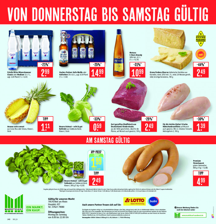 Marktkauf Angebote ab 20.10.25 bis 25.10.25