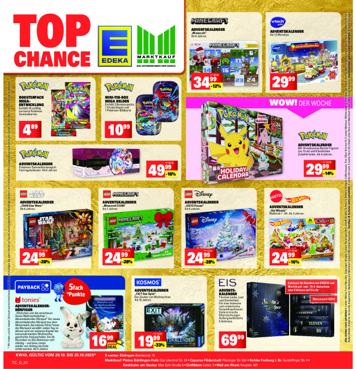 Marktkauf Angebote ab 20.10.25 bis 25.10.25