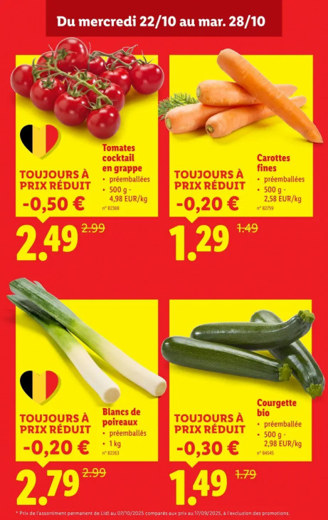 Lidl Dépliant 22.10.2025