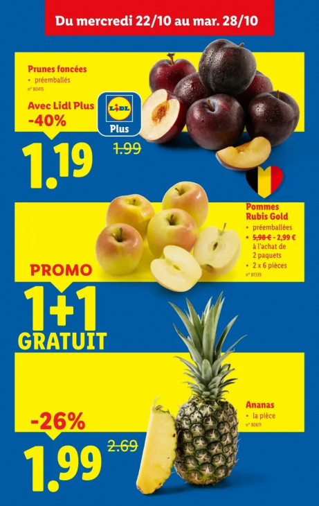 Lidl Dépliant 22.10.2025