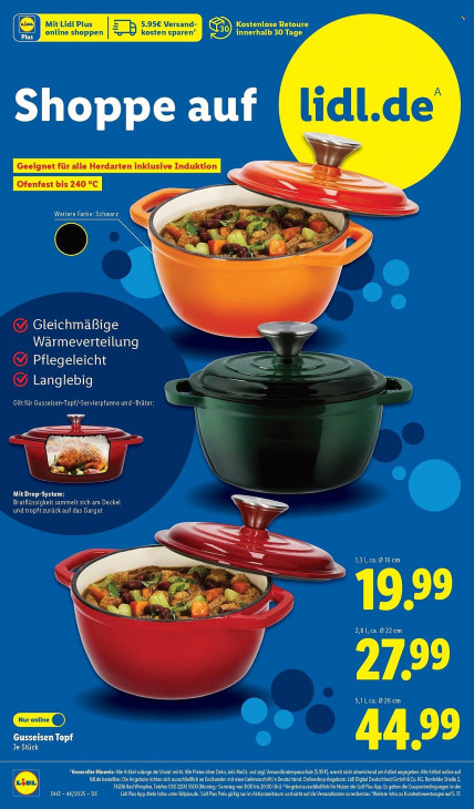 Lidl Angebote ab 27.10.25 bis 01.11.25