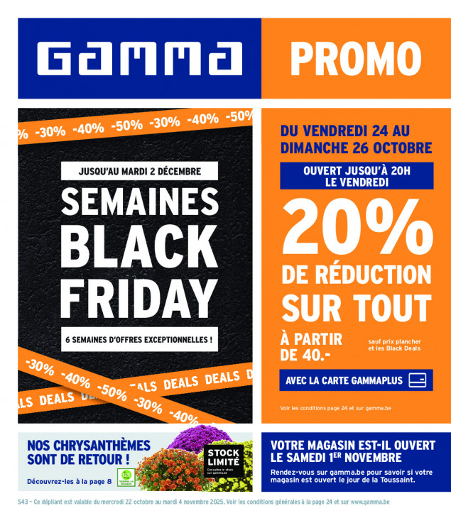 Gamma Dépliant 22.10.2025