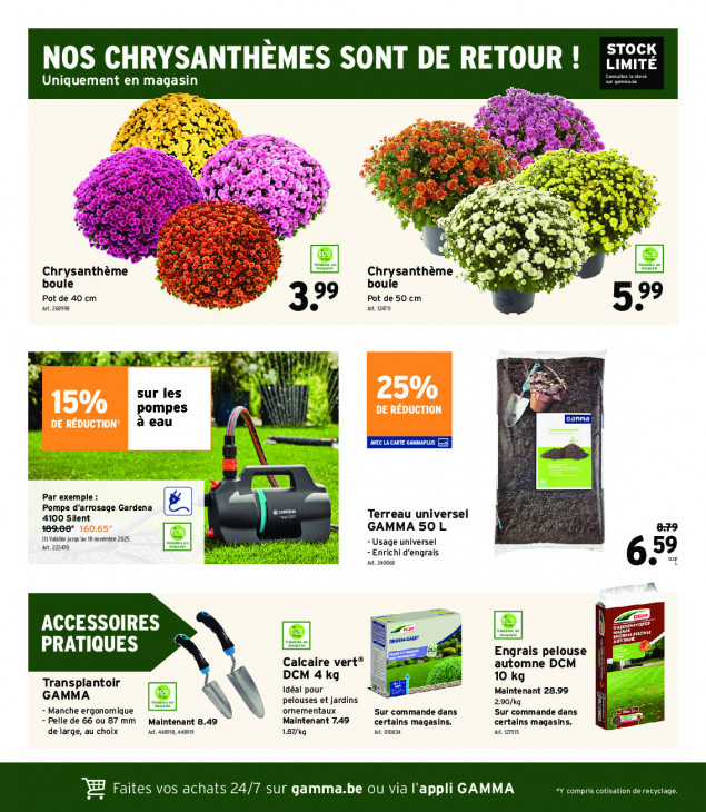 Gamma Dépliant 22.10.2025