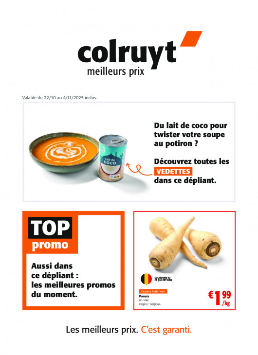 Colruyt Dépliant 22.10.2025