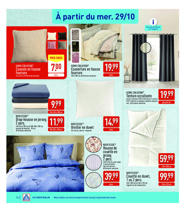 Aldi Dépliant 27.10.2025