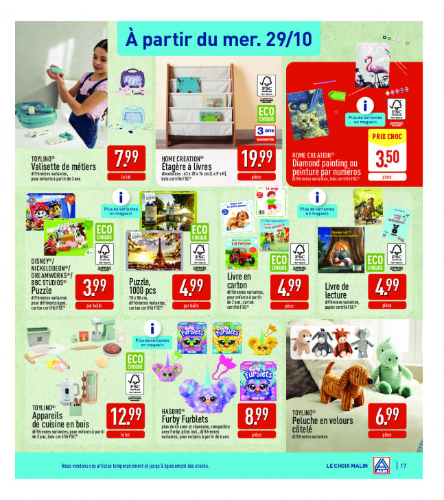 Aldi Dépliant 27.10.2025