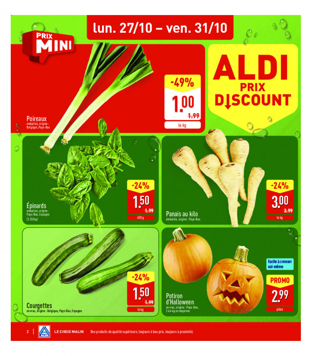 Aldi Dépliant 27.10.2025