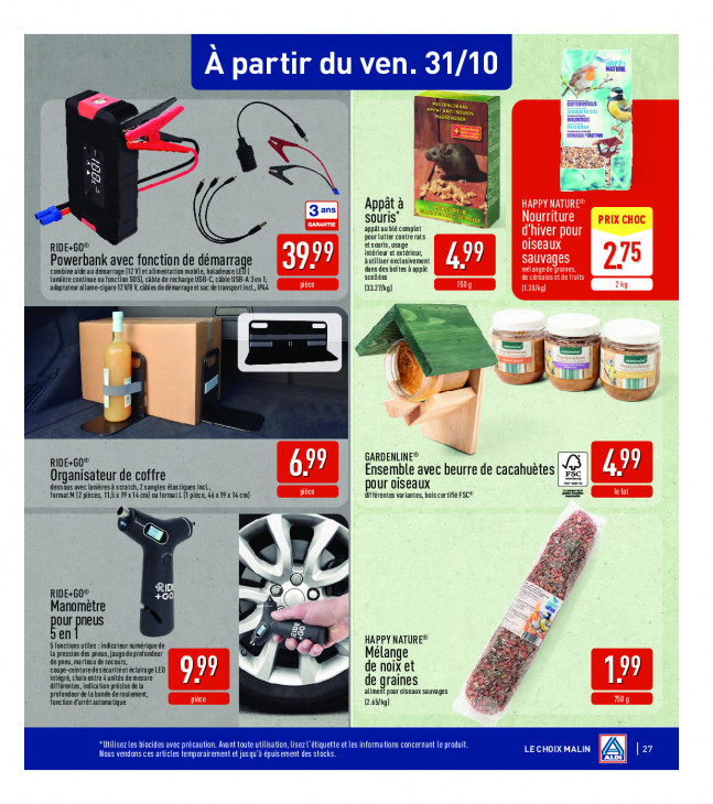Aldi Dépliant 27.10.2025