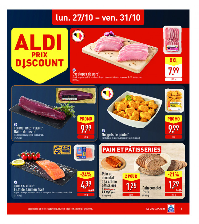 Aldi Dépliant 27.10.2025