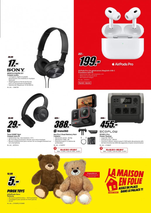 MediaMarkt Dépliant 23.10.2025