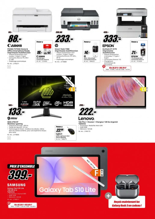 MediaMarkt Dépliant 23.10.2025