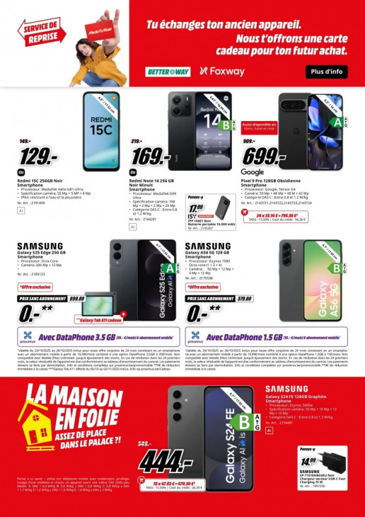 MediaMarkt Dépliant 23.10.2025
