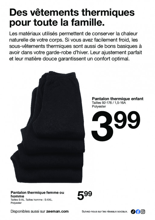 Zeeman Dépliant 25.10.2025