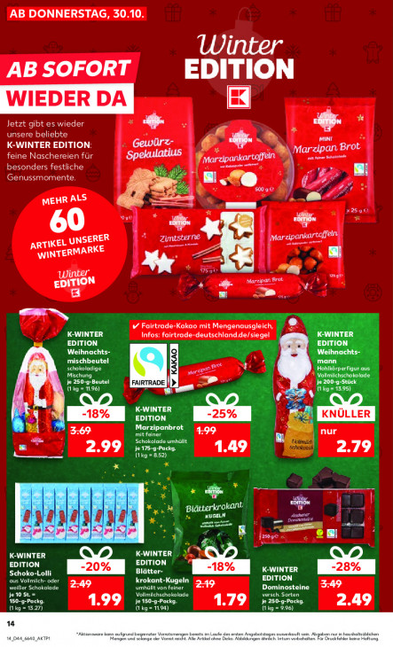 Kaufland Angebote ab 30.10.25 bis 05.11.25