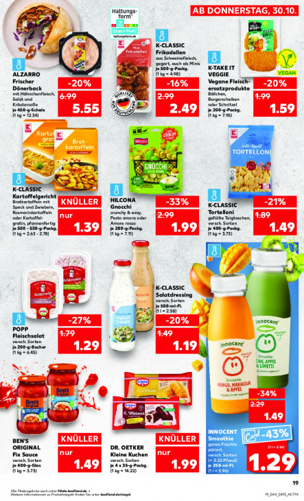 Kaufland Angebote ab 30.10.25 bis 05.11.25