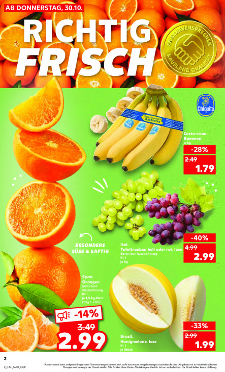 Kaufland Angebote ab 30.10.25 bis 05.11.25