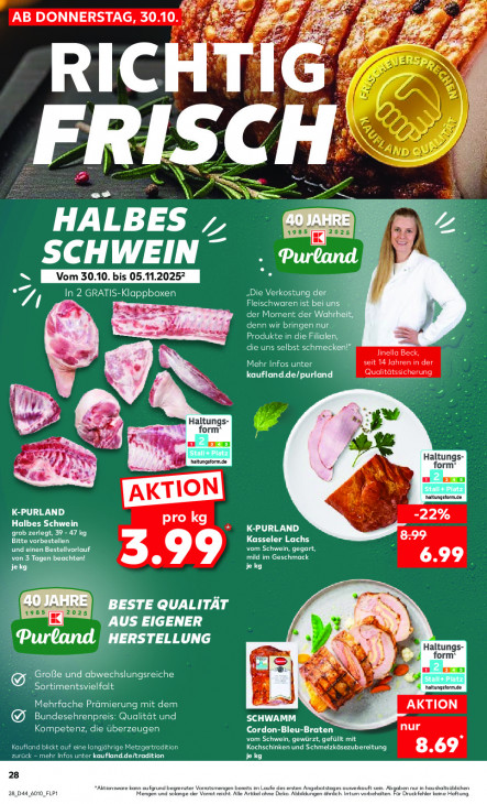 Kaufland Angebote ab 30.10.25 bis 05.11.25