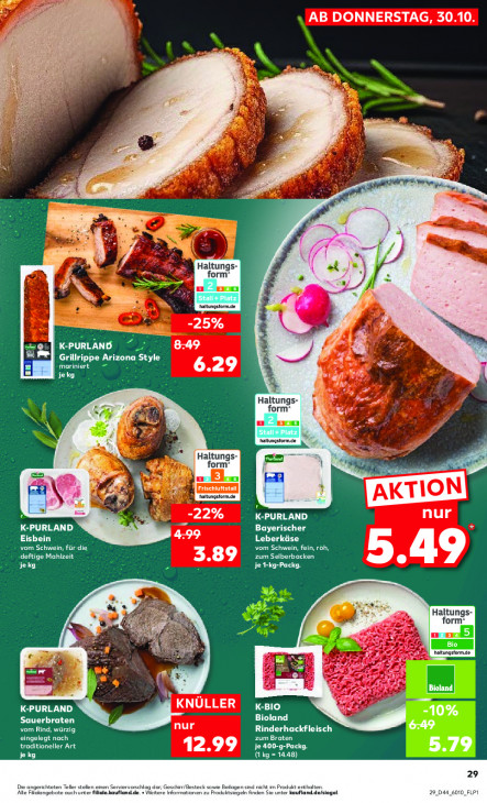 Kaufland Angebote ab 30.10.25 bis 05.11.25