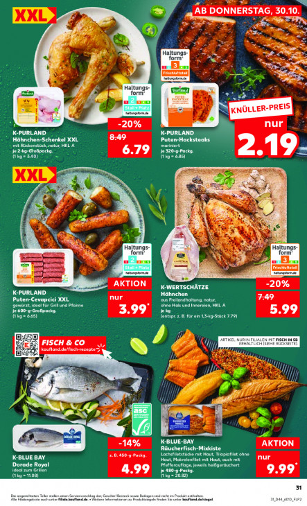 Kaufland Angebote ab 30.10.25 bis 05.11.25