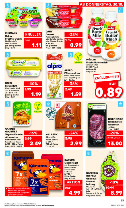 Kaufland Angebote ab 30.10.25 bis 05.11.25