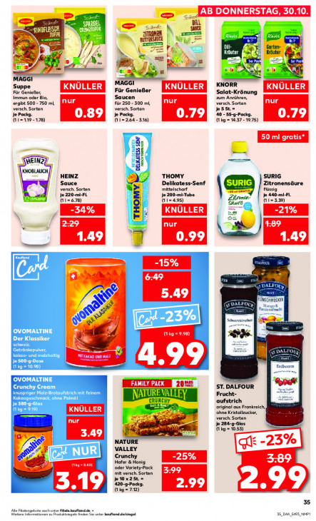 Kaufland Angebote ab 30.10.25 bis 05.11.25