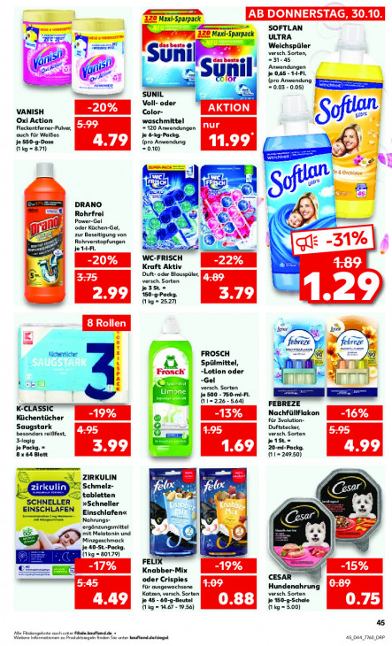 Kaufland Angebote ab 30.10.25 bis 05.11.25