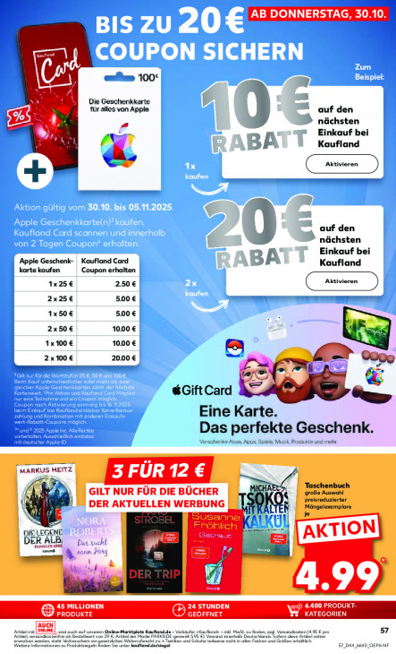 Kaufland Angebote ab 30.10.25 bis 05.11.25