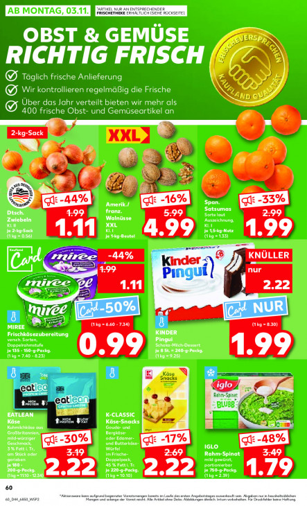 Kaufland Angebote ab 30.10.25 bis 05.11.25