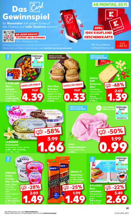 Kaufland Angebote ab 30.10.25 bis 05.11.25