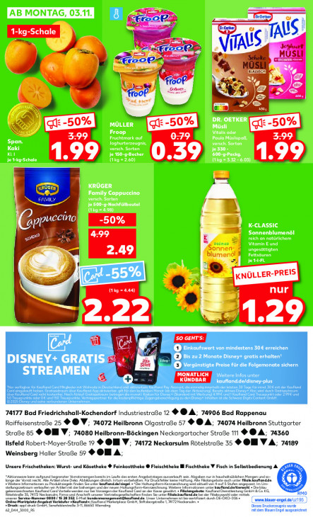 Kaufland Angebote ab 30.10.25 bis 05.11.25