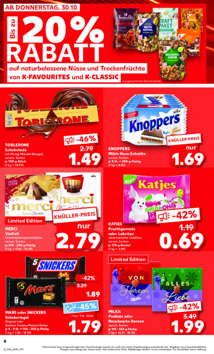 Kaufland Angebote ab 30.10.25 bis 05.11.25