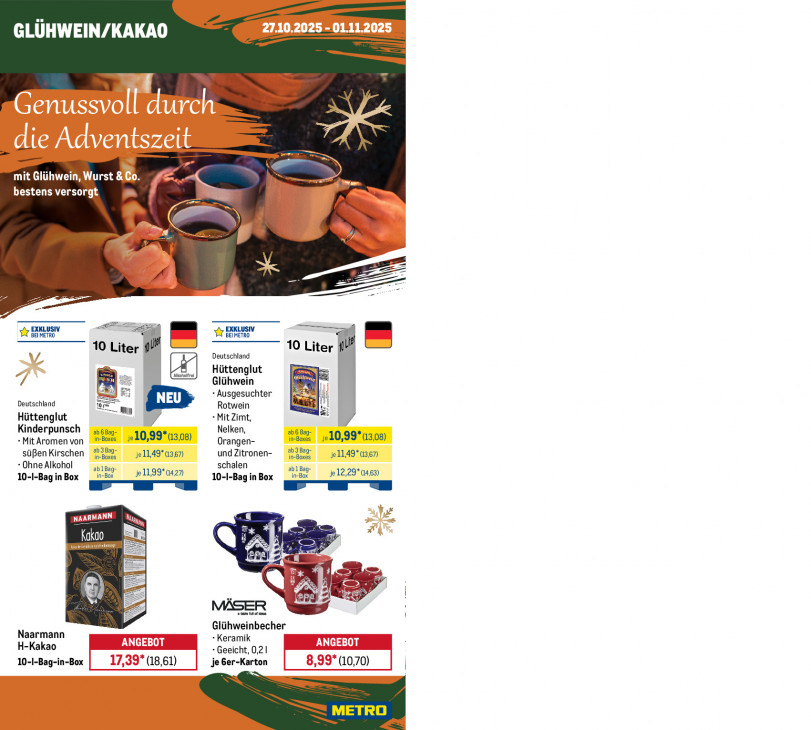 Metro Angebote ab 27.10.25 bis 01.11.25