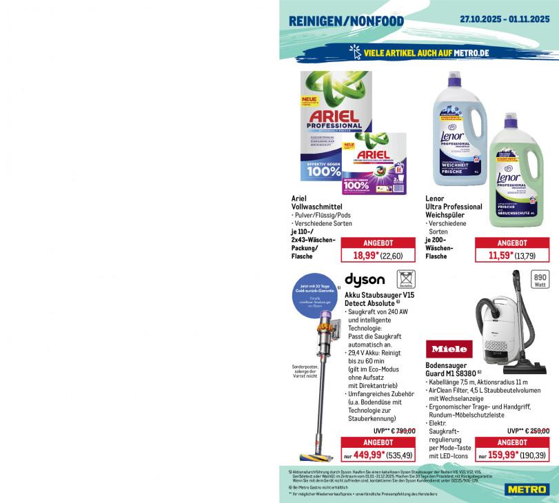 Metro Angebote ab 27.10.25 bis 01.11.25