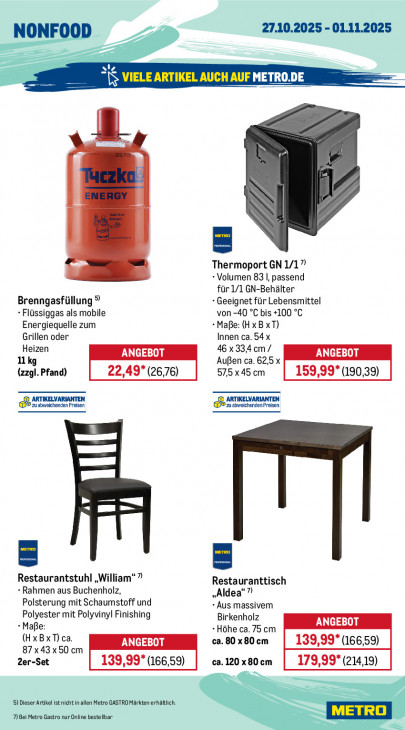 Metro Angebote ab 27.10.25 bis 01.11.25