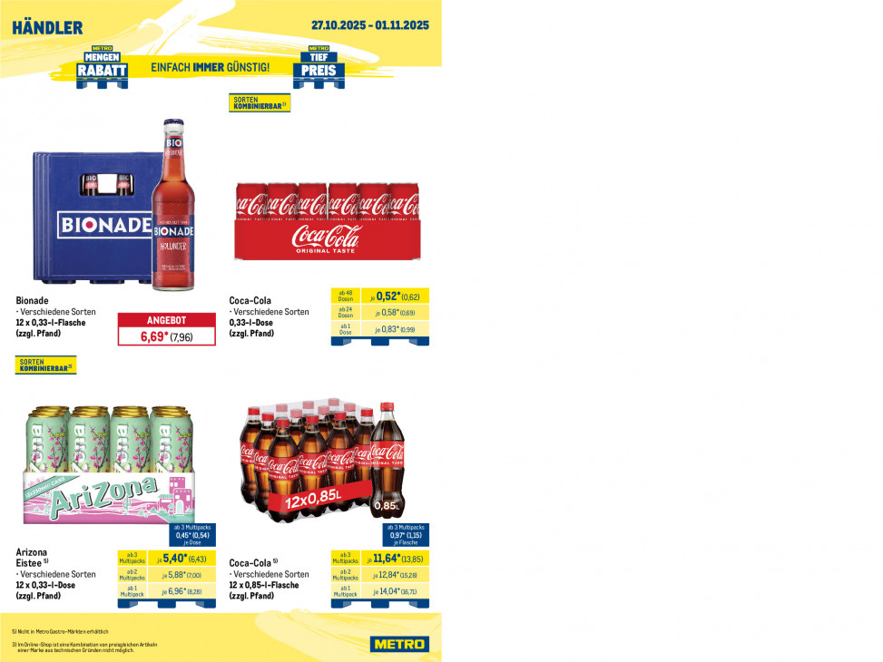 Metro Angebote ab 27.10.25 bis 01.11.25