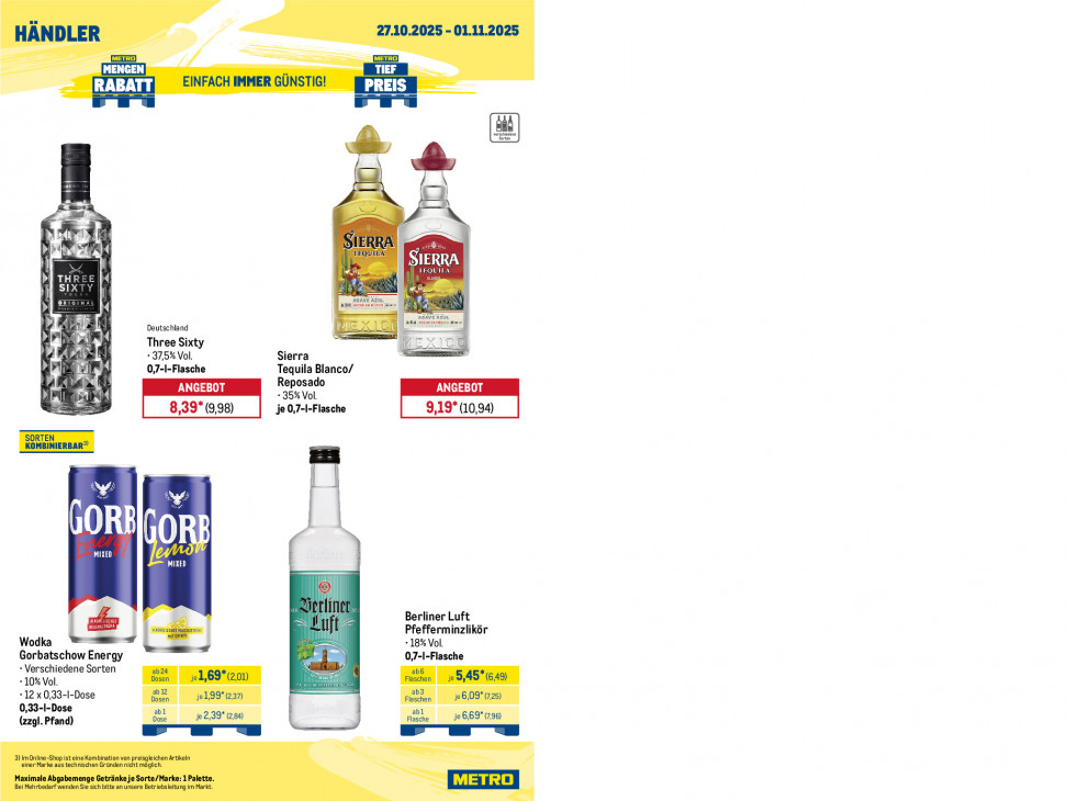 Metro Angebote ab 27.10.25 bis 01.11.25