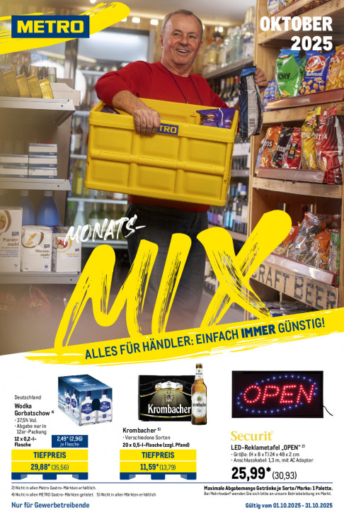 Metro Angebote ab 27.10.25 bis 01.11.25