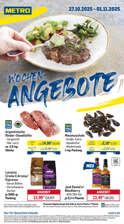 Metro Angebote ab 27.10.25 bis 01.11.25