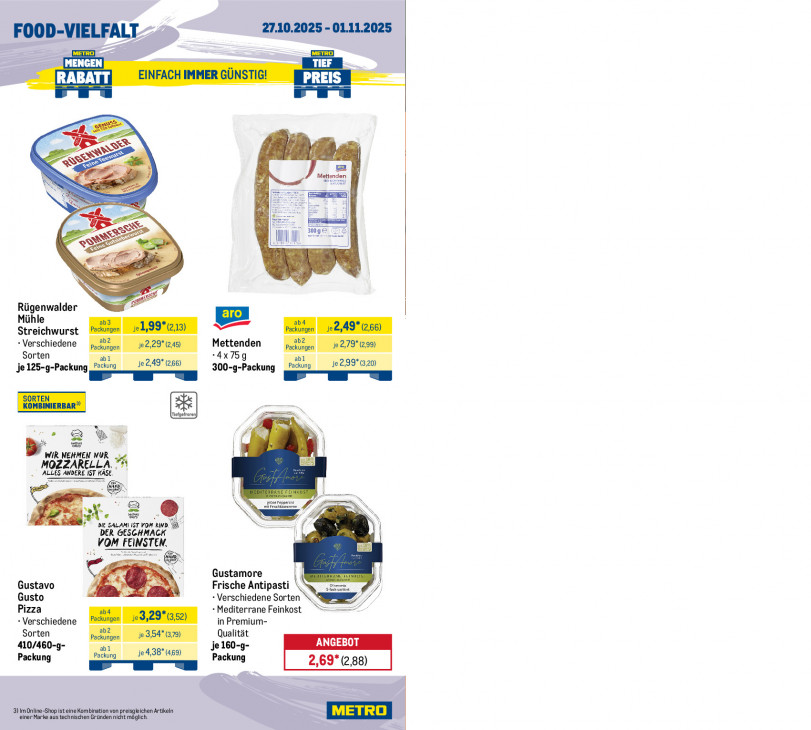 Metro Angebote ab 27.10.25 bis 01.11.25