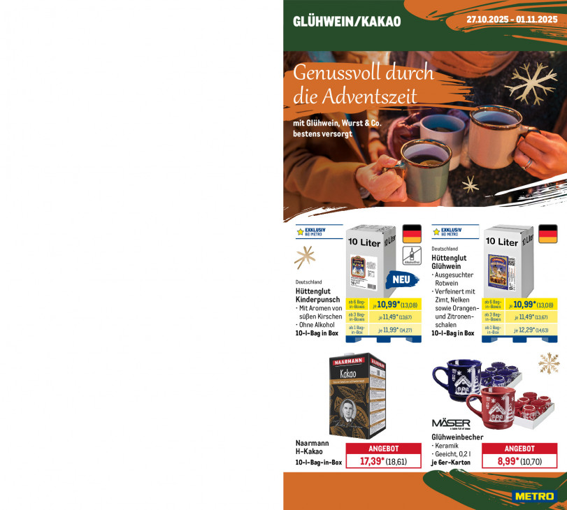 Metro Angebote ab 27.10.25 bis 01.11.25