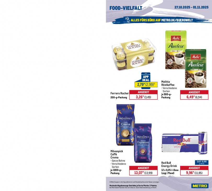 Metro Angebote ab 27.10.25 bis 01.11.25