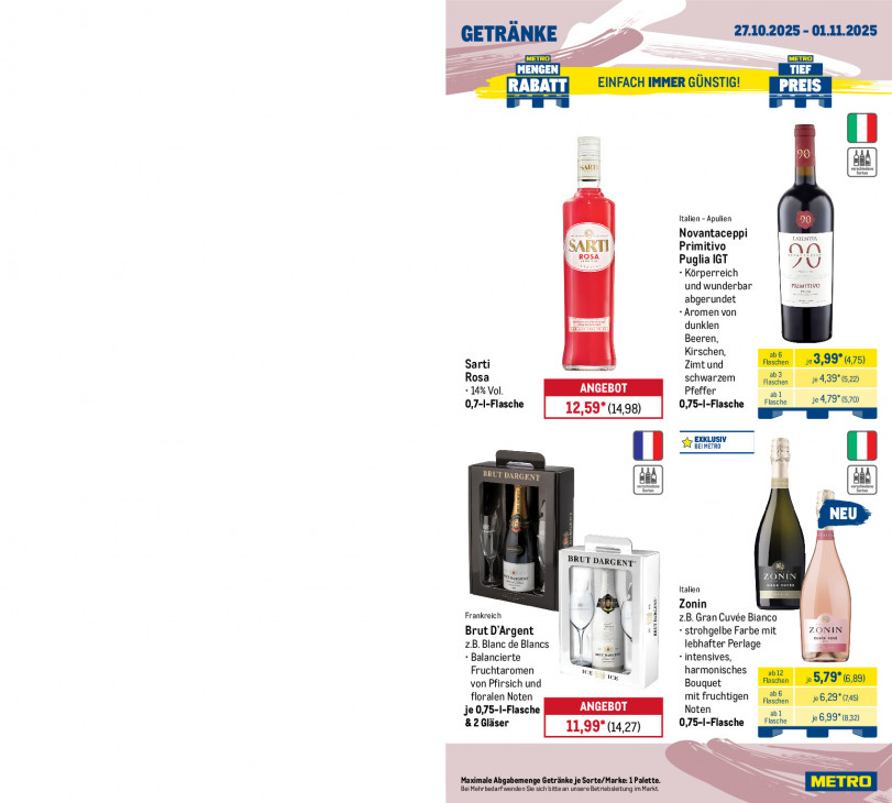 Metro Angebote ab 27.10.25 bis 01.11.25