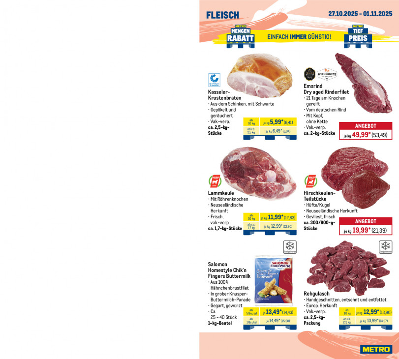 Metro Angebote ab 27.10.25 bis 01.11.25