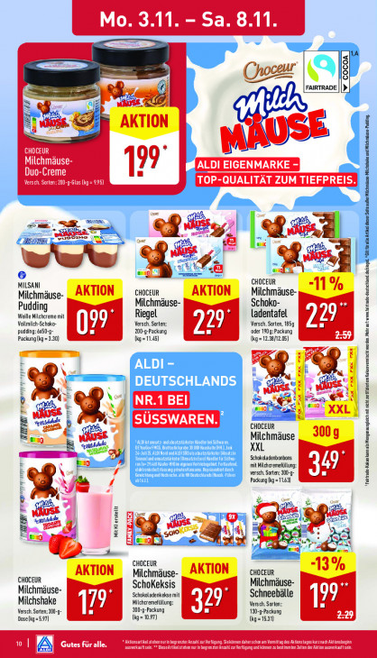 Aldi Nord Angebote ab 03.11.25 bis 08.11.25
